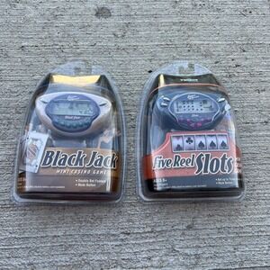 Tiger‎ Electronics Mini Casino Games Blackjack & Slots NEW Sealed Vintage